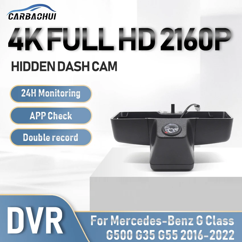 4K Car Dvr Wifi Videoregistratore Dash Cam Camera Di Alta Qualità Visione Notturna Record Di Parcheggio Per Mercedes Benz Classe G G500 G35 G55