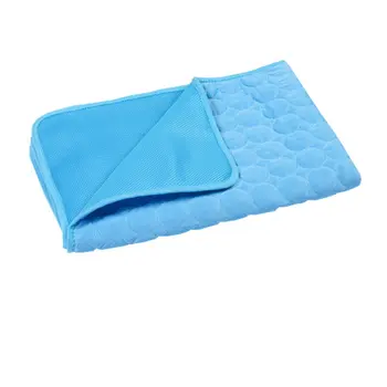 

Pet Cooling Blanket Portable Tour Sleeping Summer Pet Dog Auto Cooling Pad Mat Summer Cooling Ice Silk Mat