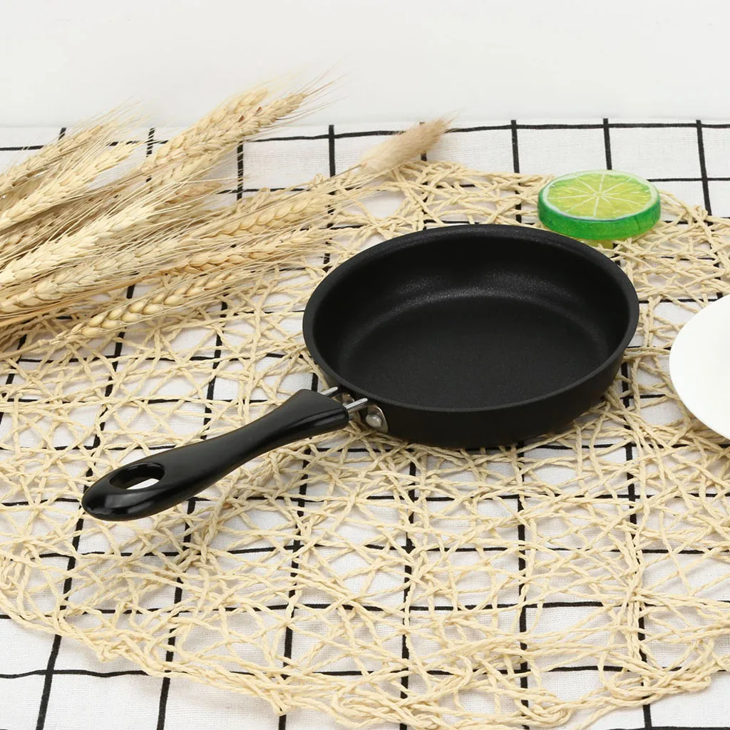 Круглый антипригарный плоский поддон яичный блин жарки Omlette Пан посуда(12 см