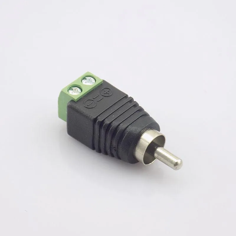 10 шт. CCTV Коаксиальный Cat5 RCA штекер коаксиальный AV штекер Адаптер BNC видео-переходник разъем RCA адаптер L19