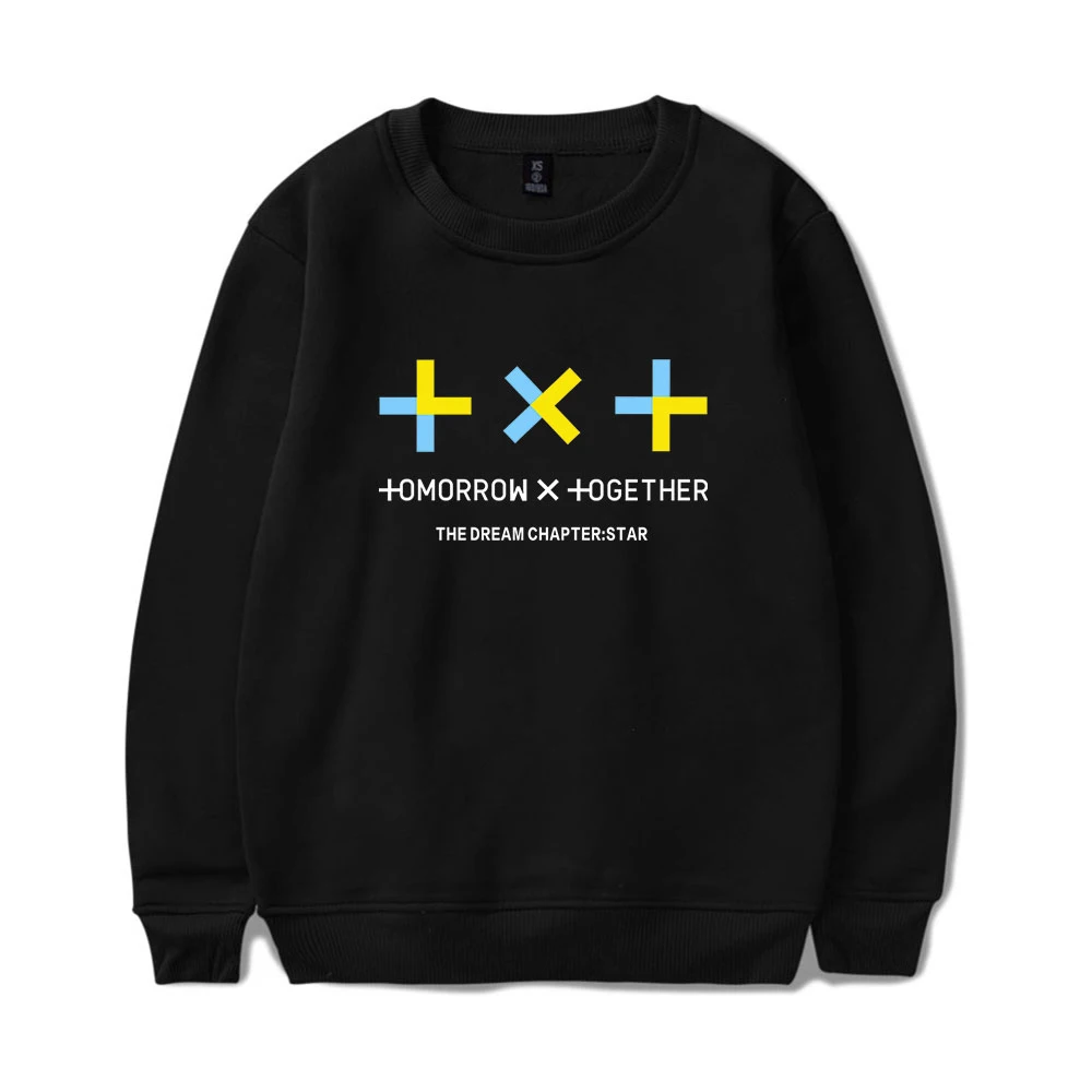 KPOP TXT толстовки с принтом, модная толстовка с капюшоном Tomorrow X Together, Harajuku, уличная одежда, спортивный костюм, топы, одежда больших размеров
