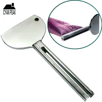 

CYAN PEAK Bathroom Accessories Set Toothpaste Dispenser Rolling Toothpaste Squeezer Toothbrush Holder Rack Tube Squeezer Tools