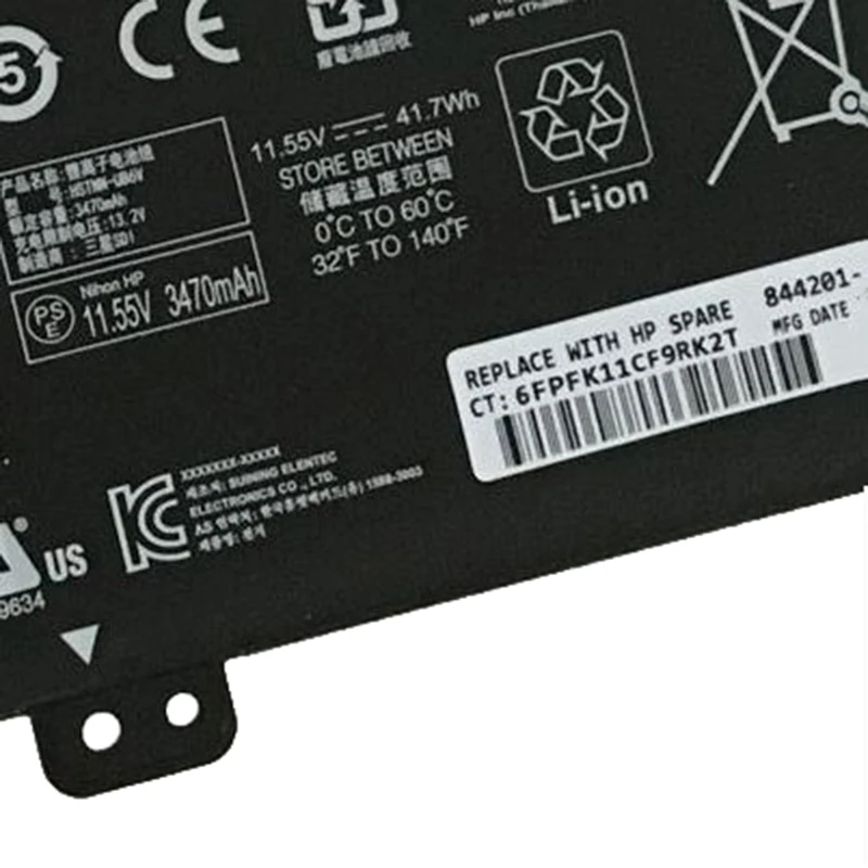 GZSM ноутбук батарея NU03XL для hp Pavilion x360 11-u000 батарея для ноутбука HSTNN-UB6V TPN-C128 TPN-W117 43536-541 зарядное устройство для ноутбука