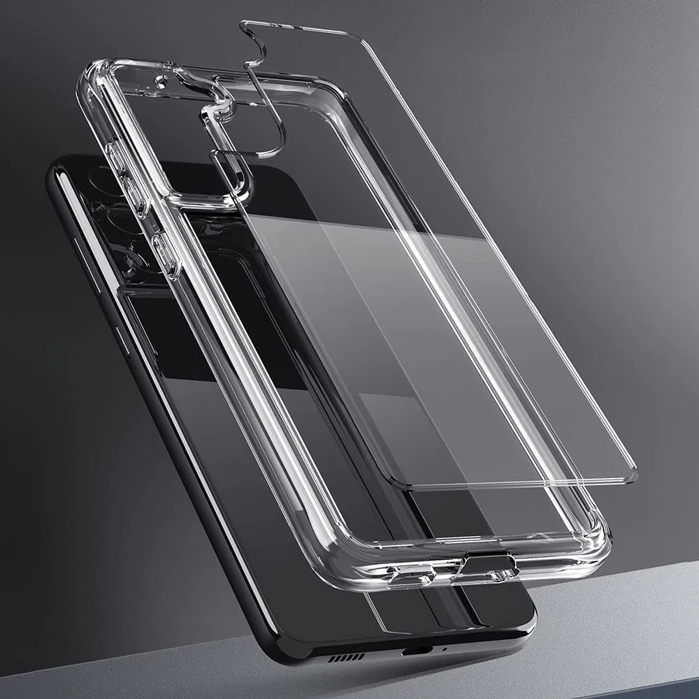 Luxury Hybrid Clear Hard Case For Samsung Galaxy S21 S20 Note20 Ultra Note10 Pro Plus Shockproof  Case Cover For Note 20 10 9 8