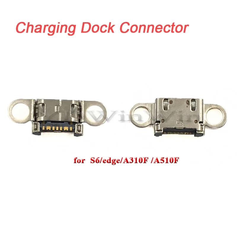 50 шт. для Samsung A310 A510 A310F A510F S6 edge G928 Note5 N920 микро-USB разъем зарядки зарядного