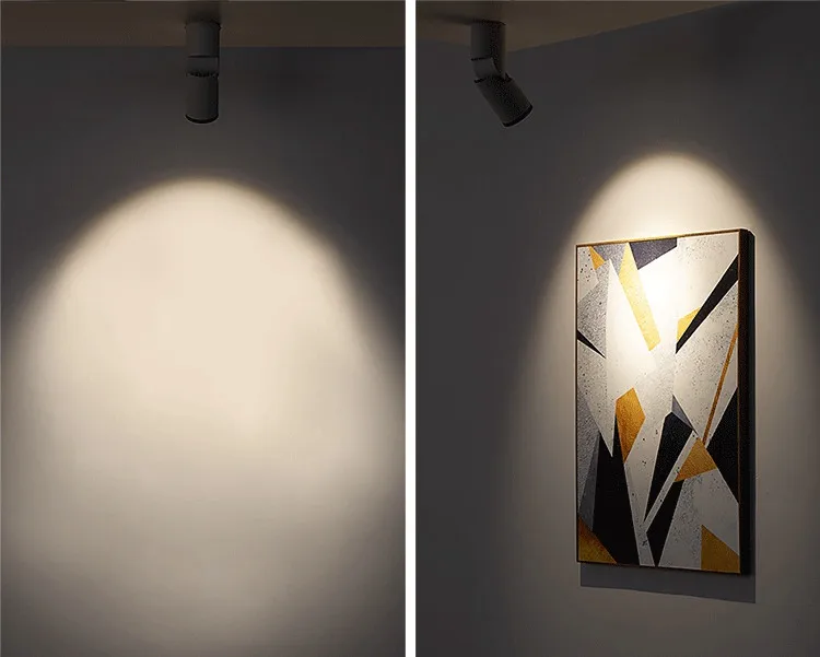 尊阁射灯明装LED吸顶式走廊069背景墙服装店天花照明灯无频闪筒灯-tmall_03