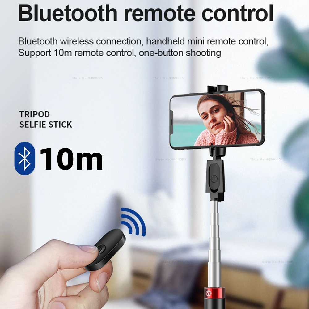 3 в 1, беспроводной Bluetooth селфи-палка для iPhone, складной ручной монопод, пульт дистанционного управления затвором, Выдвижной мини-штатив для samsung