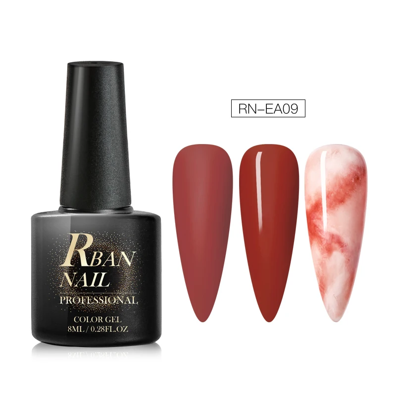 S07812 RBAN NAIL 8 мл Цветной Гель-лак для ногтей Sock Off длительный гель лак для ногтей Цветущий матовый эффект УФ гель лак Инструменты для дизайна ногтей - Цвет: S07812