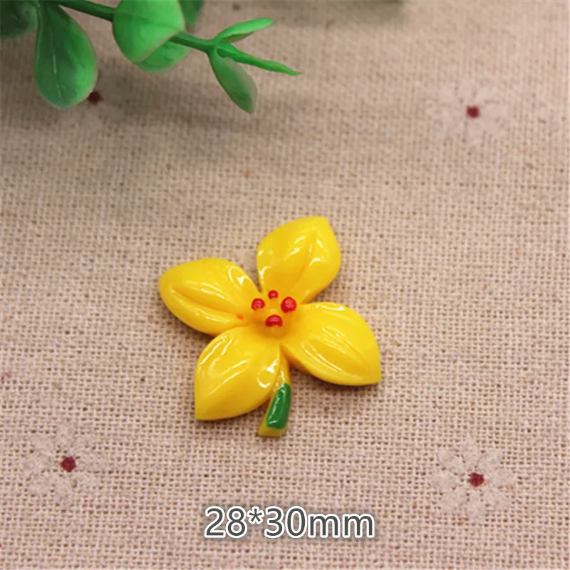 10pcs Cute New Hand Painting Resin Flower FlatBack Cabochon DIY Phone Hair Clip Decoration 10pcs Cute New Hand Painting Resin Flower FlatBack Cabochon DIY Phone Hair Clip Decoration