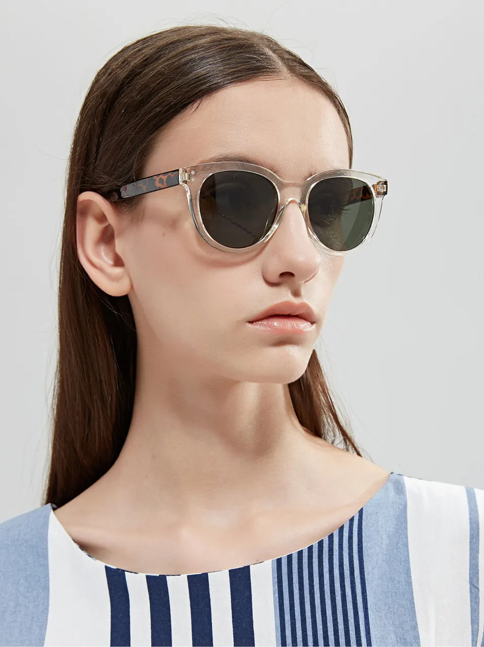 Очки Imwete, Классические солнцезащитные очки для женщин, брендовые дизайнерские солнцезащитные очки с прозрачными линзами, винтажные леопардовые женские очки UV400