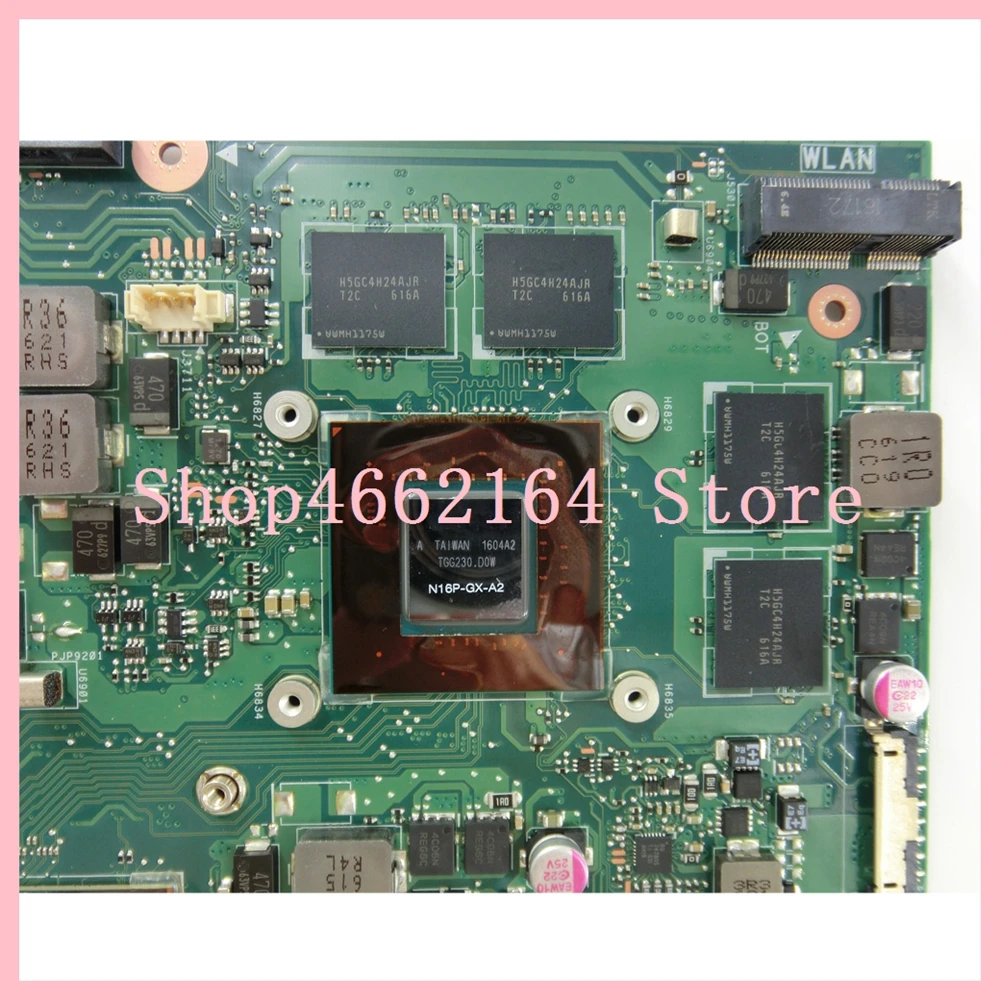 price reduction N552VW Motherboard /I7-6700HQ CPU GTX960 Mainboard For ASUS N552V N552VW Laptop Motherboard 90NB0AN