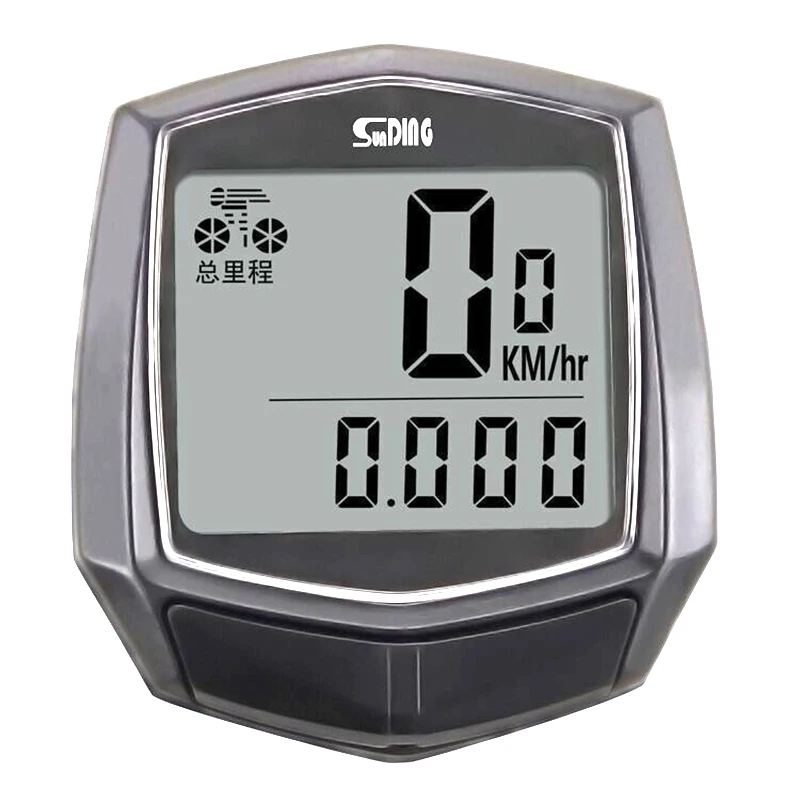 Free Shipping Wired Bike Speed Meter 