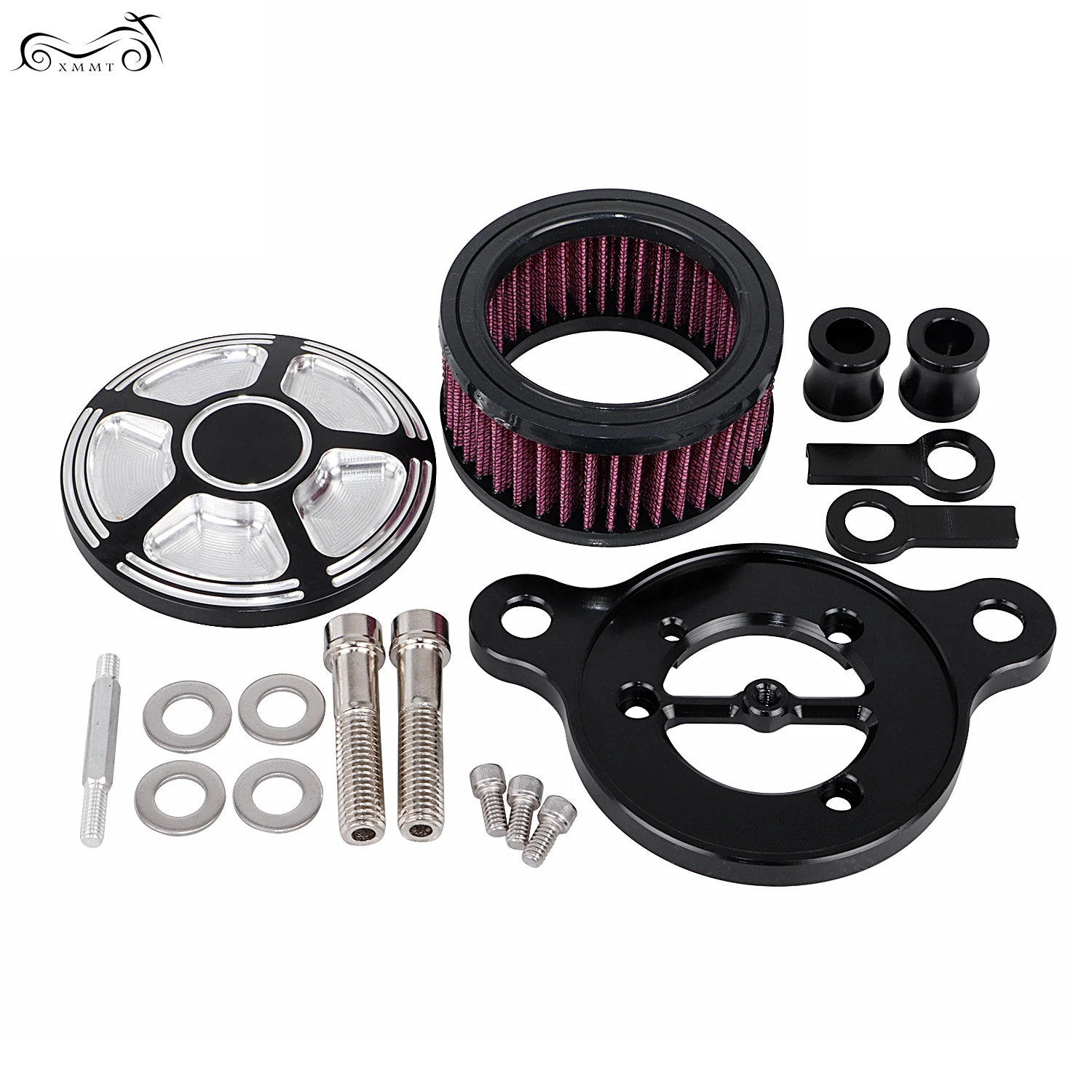 Motorcycle Air Cleaner Intake Filter System Billet Aluminum For Harley Sportster XL883 XL1200 48 72 2004-2015 | Автомобили и