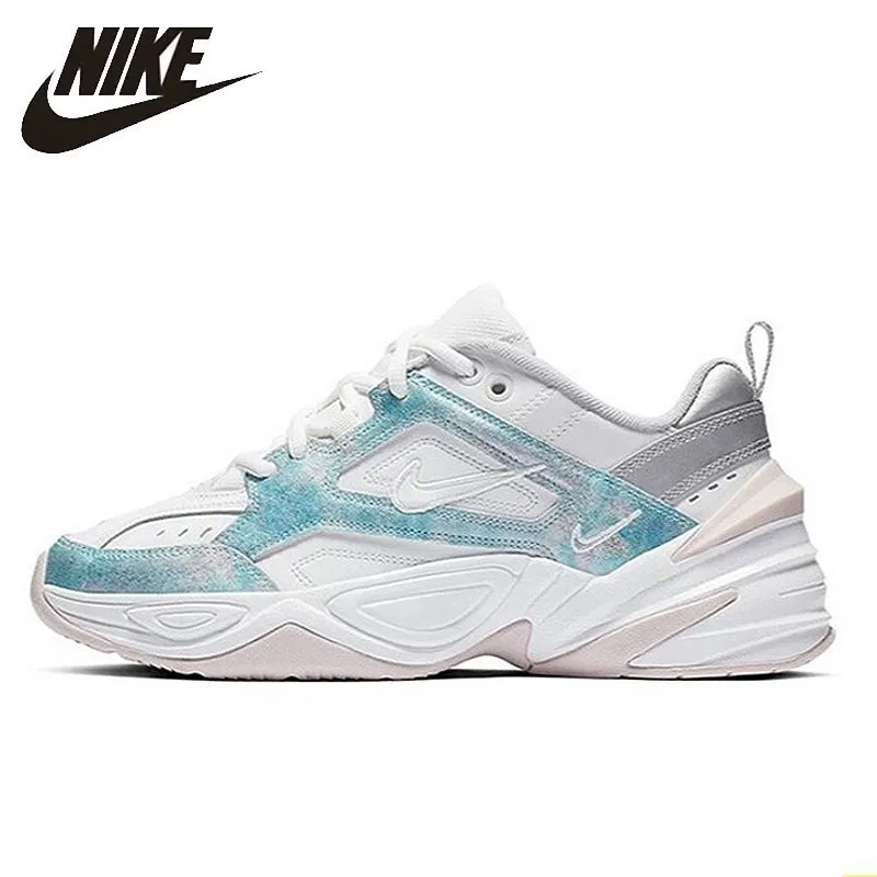 Nike M2k Tekno оригинальные женские кроссовки для бега с воздушной подушкой кроссовки с воздушной подушкой спортивная обувь для улицы# AO3108-103