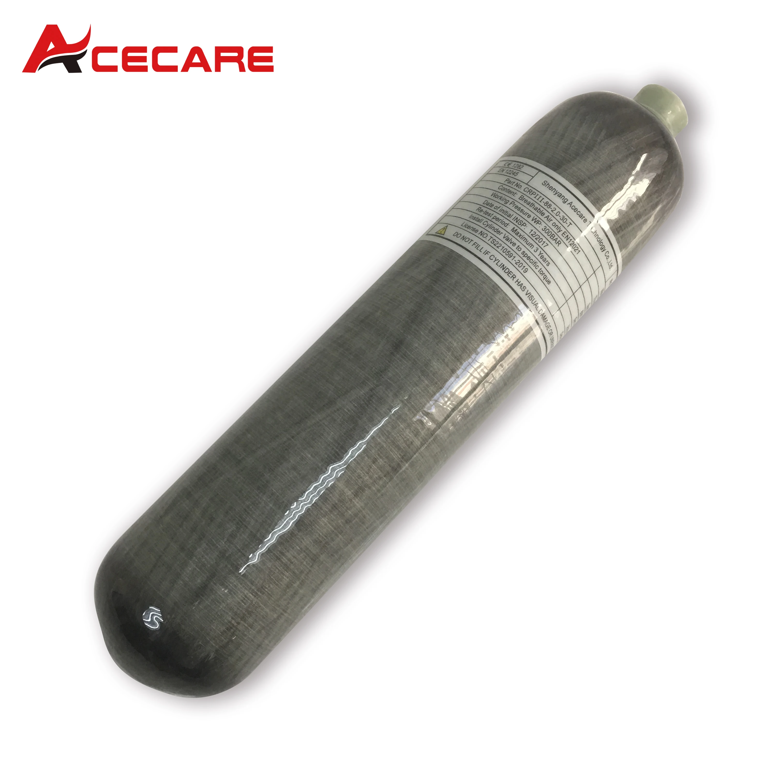 AC102 Acecare 2L CE 30Mpa PCP газовый баллон для пейнтбола из углеродного волокна HPA сжатого