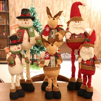 

telescopic doll can lift doll new gifts Christmas decorations socks tree pendant gift bag bag