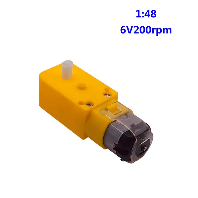 Dc3V-6V Dc Gear Motor Tt 1: 48/1: 90 Erős Mágneses 2 Kerék Négykerék-Meghajtó Intelligens Autó Robot Gumi - Image 3