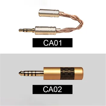 

For iBASSO CA01 CA02 Earphone Interface Converter 2.5mm Balanced to 3.5mm and 4.4mm Copper Adapter Wired Headset Headphone