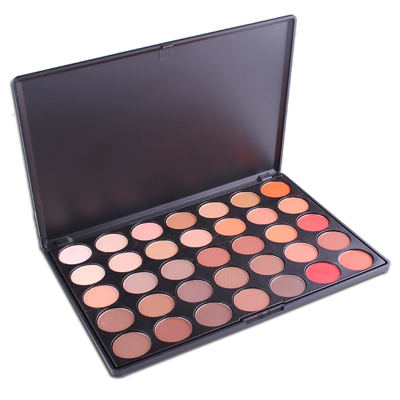 MISS ROSE Eye Shadow Cosmetics for Women Waterproof Warm Pigment Red Brown Nude Miss Rose Eyeshadow Palette