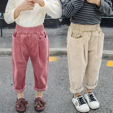 Детские брюки; детская одежда; сезон осень; вельветовые брюки; детские брюки в Корейском стиле для папы; универсальные брюки; Новинка года