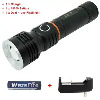 

Powerful 1000 Lumen COB+XPE LED Torch Magnetic 18650 Flashlights Rechargeable Waterproof Flash Light Lamp for Hunting