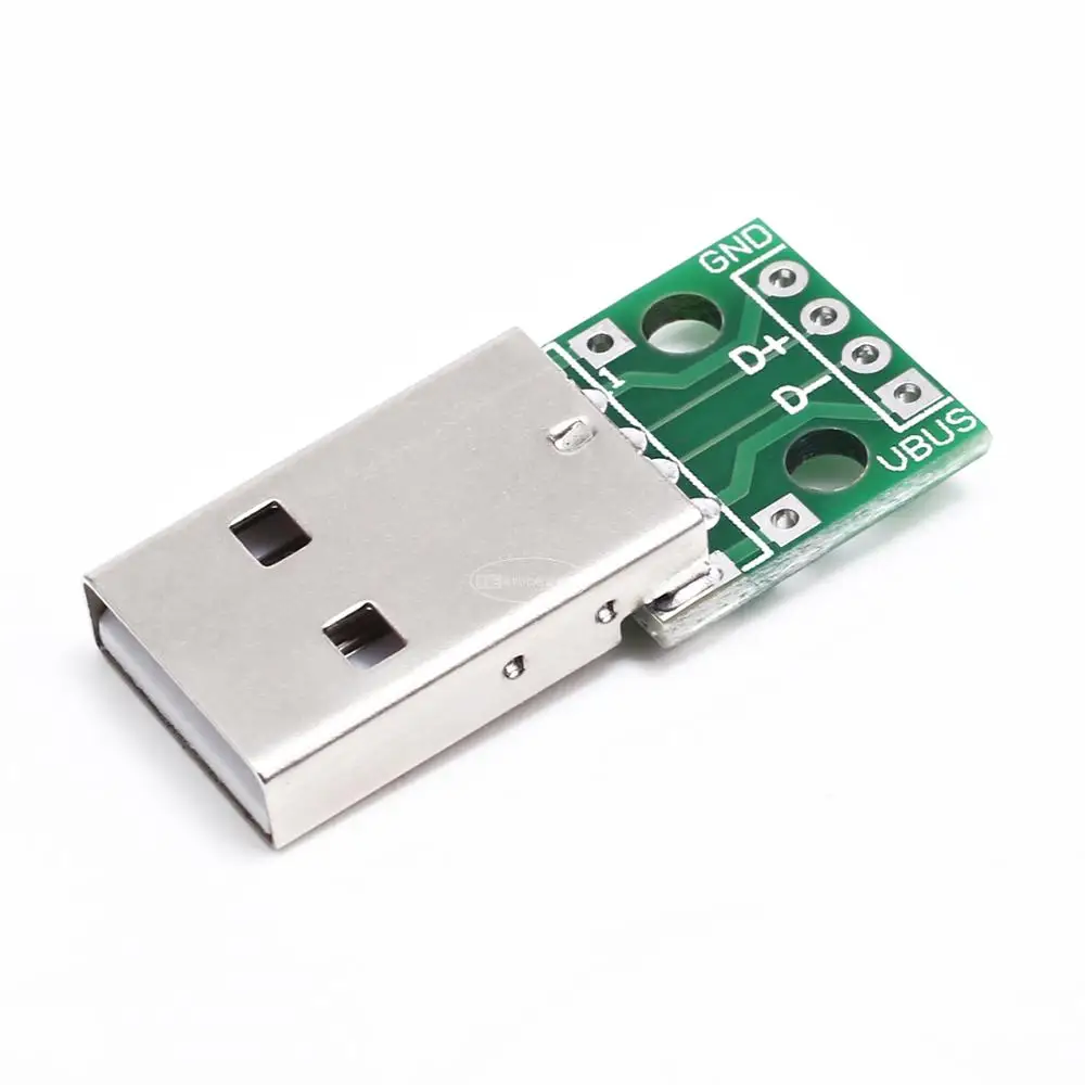 5 шт. USB-разъемы для платы 2 54 мм | Электронные компоненты и принадлежности