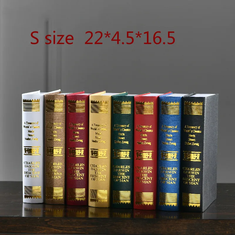 8 small size books 8-100 Европейский искусственный книжной графике исследования Опора украшения для книг Гостиная моделирования Кабинета аксессуары-книги подарок Декор для дома - Цвет: 8 small size books
