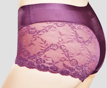 

Lace non-trace ladies underwear sexy ice chip cotton bottom fork boxer briefs women's briefs woman breathable female