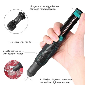 

1 Pcs Suction Pump Pump Welding Tool Suction Cup Desoldering Pump Anti-skid Handle