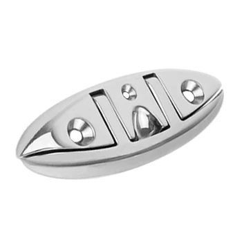 

Boat Flip Up Folding Cleat Dock Cleats 316 Stainless Steel (6 inch, Silver)