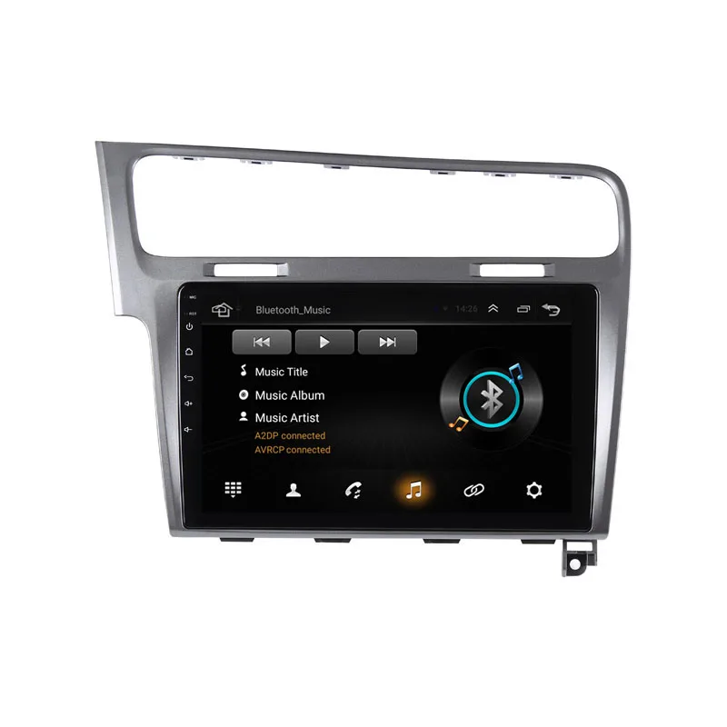 10," 2G ram 32G rom Android автомобильный DVD видео плеер gps для Volkswagen VW Golf 7 2013 аудио автомобильный Радио Стерео навигация