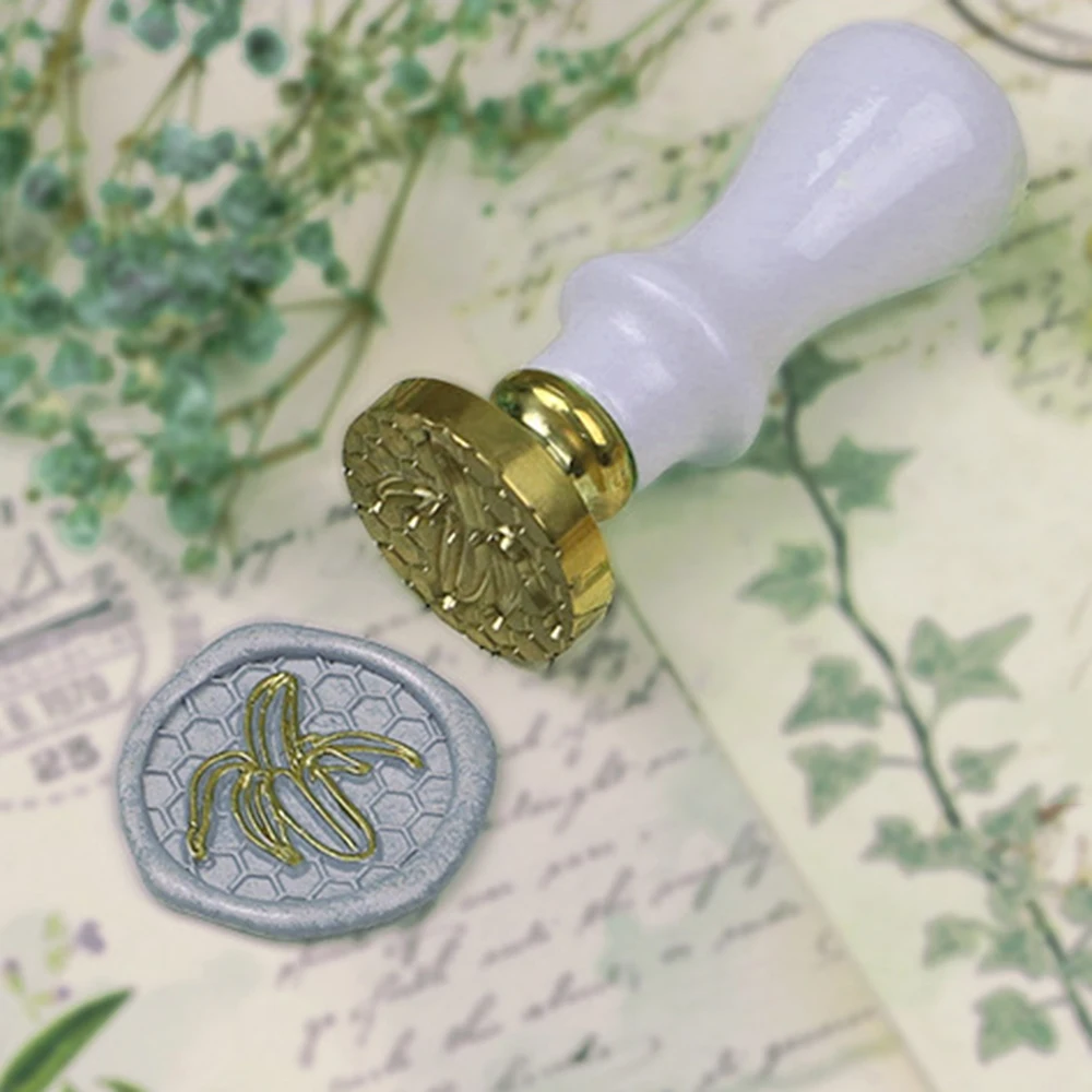 Для DIY Crawn Bee восковый узор печать ретро деревянные античные уплотнения воск