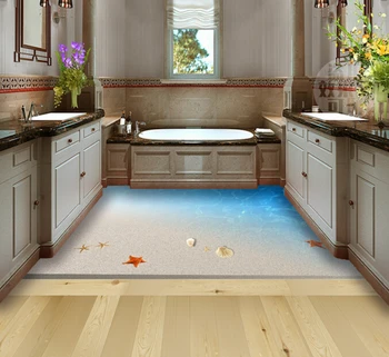 

[Self-Adhesive] 3D Beach 1445 Floor Wallpaper Mural Wall Print Decal Wall Murals