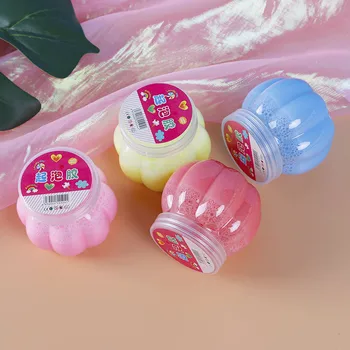 

4Pcs DIY Pumpkin Slime Soft Clay Paper Clay Soft Paper Clay Plasticine Supplies Slimes Fluffy Glue Educational toy for children