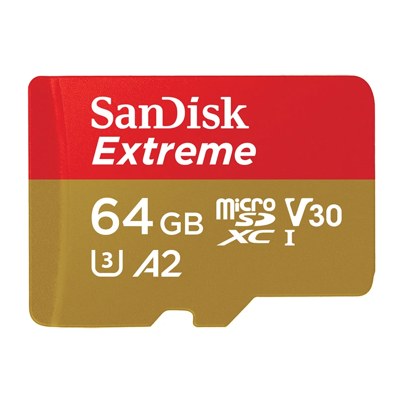 SDQXA2-64GB Двойной Флеш-накопитель SanDisk A1A2, мicro sd, TF карта Class10 16 Гб оперативной памяти, 32 Гб встроенной памяти Micro sd card 64 Гб 128 карты памяти карта, видеокарта sd карты u3 памяти - Емкость: SDQXA2-64GB