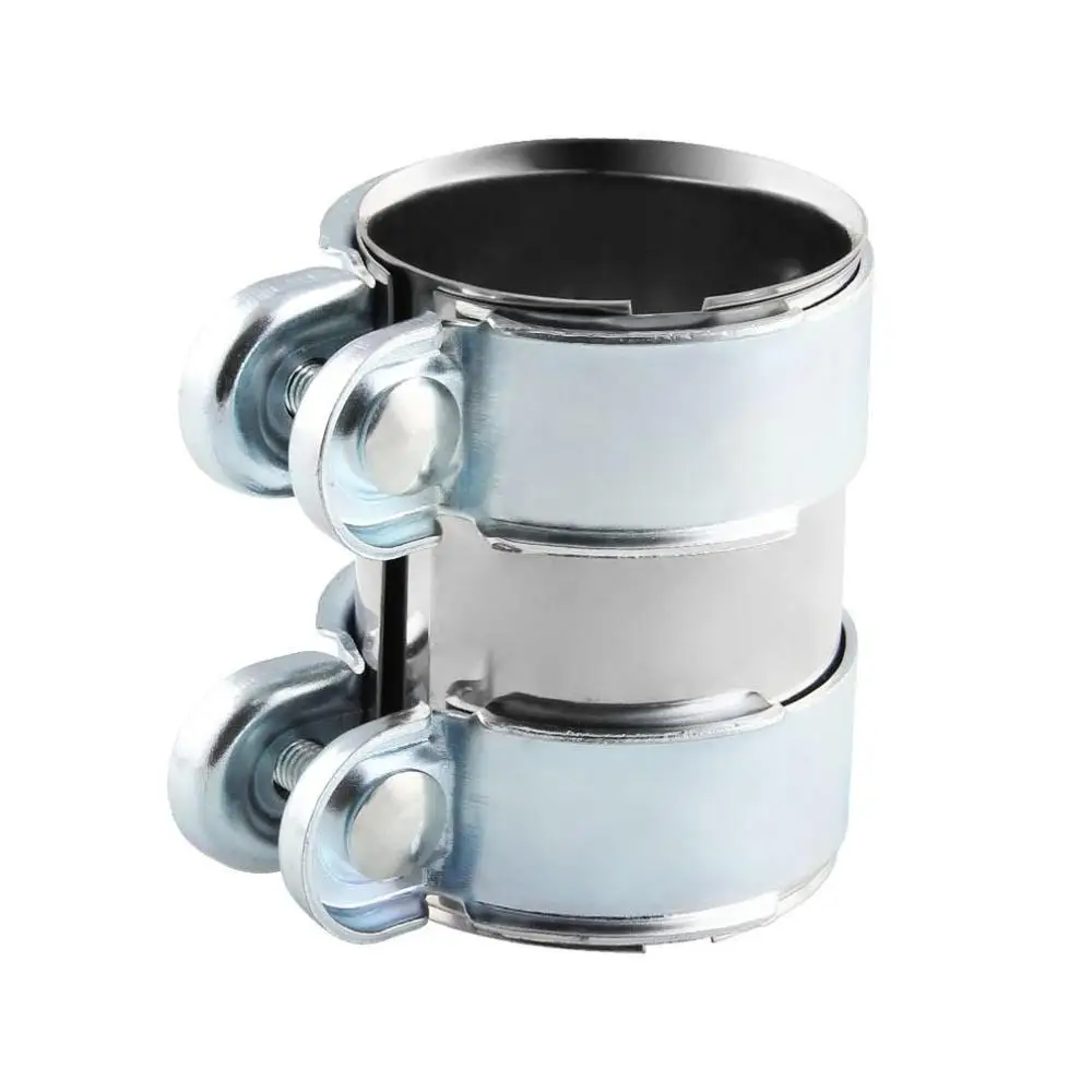 

Stainless Steel Lap Joint Band Clamp Universal Car Modified Exhaust Pipe Stainless Steel Clamp U-shaped