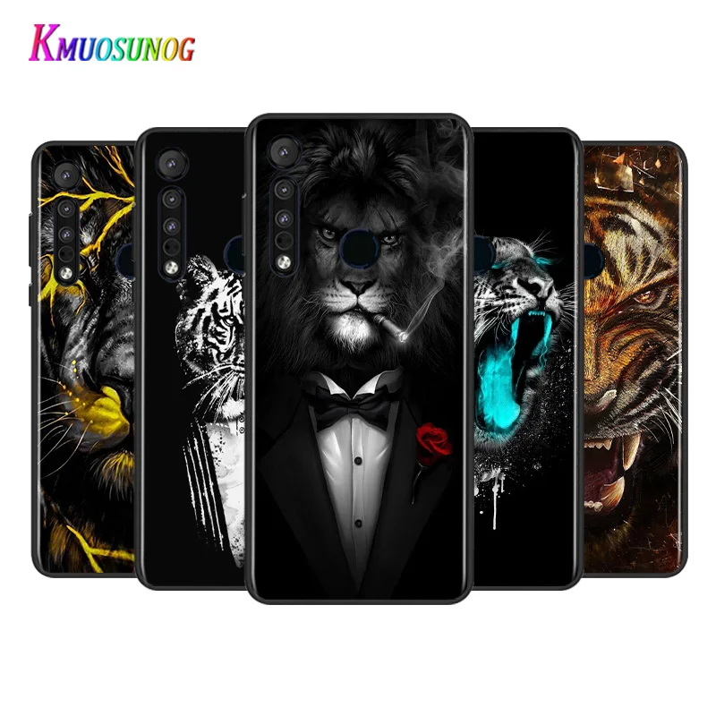Тигр лев зверь для Motorola G9 G8 G стилус мощность одного Fusion Hyper край E7 E6 5G плюс Play Lite