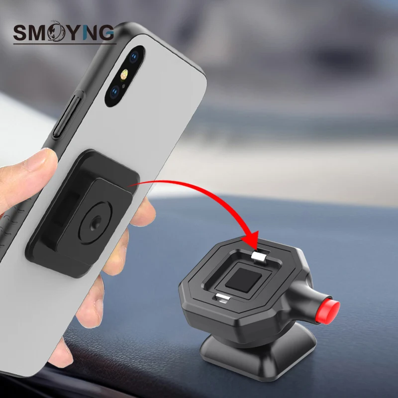 SMOYNG Многофункциональный быстросъемный Автомобильный держатель для телефона настенный приборной панели Настольный держатель для мобильного телефона Подставка для Xiaomi iPhone кронштейн