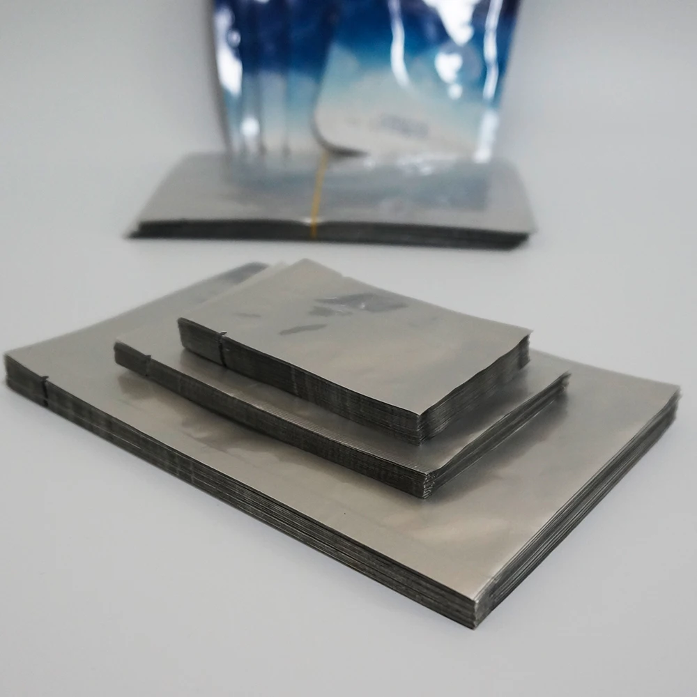 Упаковка из чистого алюминия серебристого и белого цвета 100 шт. 22x30 см термосварка