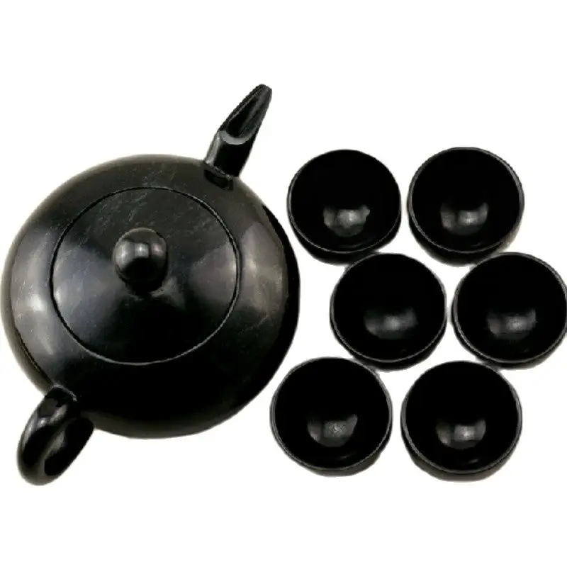 

Chinese jade carving the teapot and teacupexquisite gift