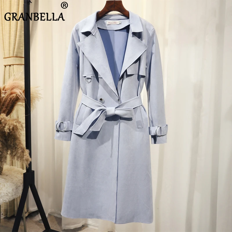light blue spring coat