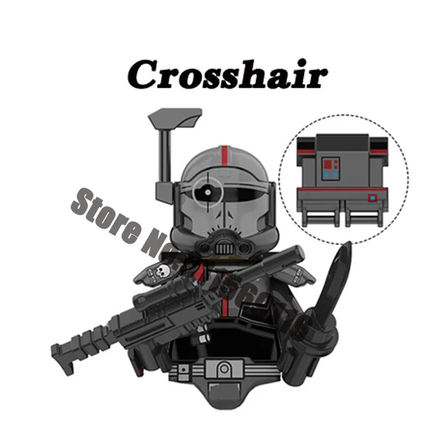 501st Clone Trooper Building Blocks Republic Commando Force 99 Hunter Crosshair Wrecker Echo Cody Rex Star Brick Figure Wars Toy D-XP364