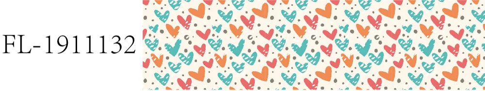 09 50 yards/lot) Latest 3 inch love heart and rose printed Valentine holiday ribbon - Цвет: 09