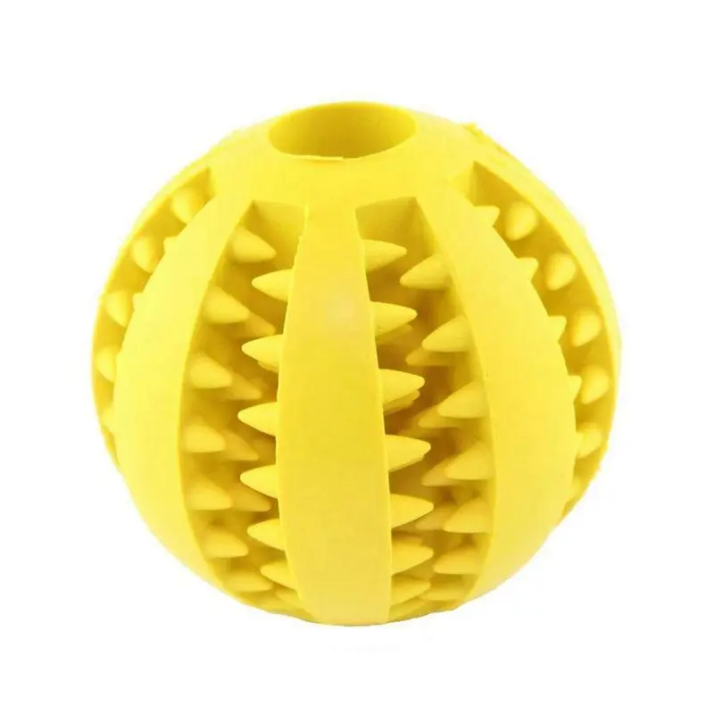 Big deal Dog Tooth Cleaning Balls,Chewing Food Toys Ball Non Toxic Soft
