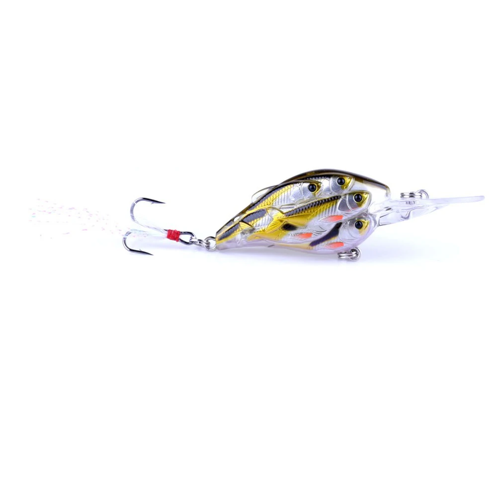 

1pc Diving Depth Crankbait Fishing Lures Swimbait Isca Artificial Bait floating Fishing Wobblers 7.5cm 9g pesca peche
