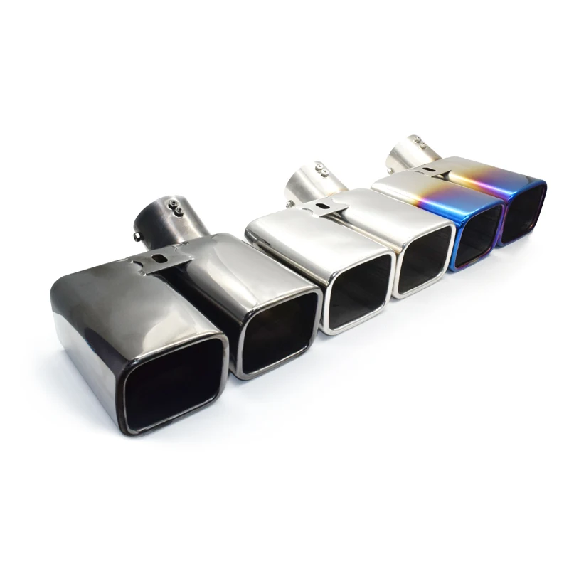 

Good quality 1 pcs black/ silver/ blue car exhaust pipe muffler tip tailpipe fit TOYOTA ALPHARD