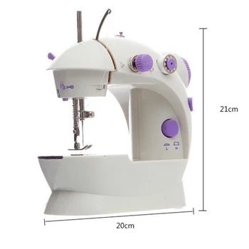 

Household Mini Portable Sewing Machine Thread Cutter + Lighting Lamp For Beginners Household Electric Sewing Machine