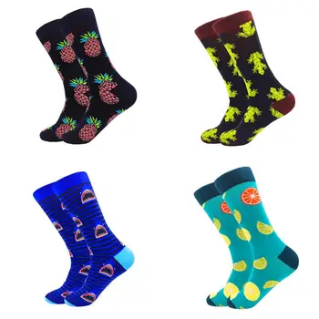 

Fashion funny spring and summer cotton Printed Cute Socks Man Sokken Chaussette Femme Harajuku cool skateboard Sokken