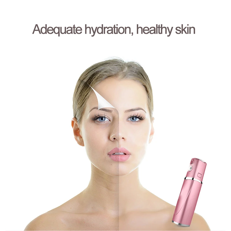 

Portable Nano Facial Sprayer Steamer Mckbane Handy Nano Sprayer Dry & Oil Skin Promote Facial Absorption Moisturizing & Hydratin