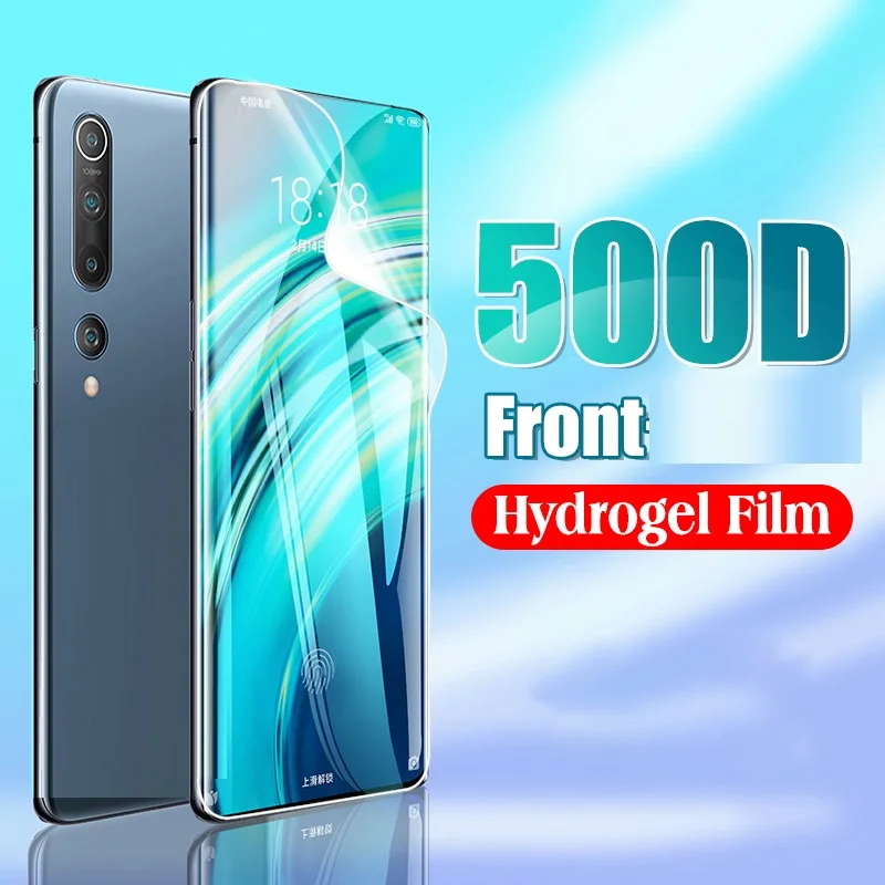 

Гидрогелевая Защитная пленка для Xiaomi Mi Note 10 Pro Ultra 9t, защитная пленка для экрана Mi 9 SE A3 Lite, задняя крышка, мягкая пленка, не стекло